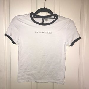 NWOT cropped tee